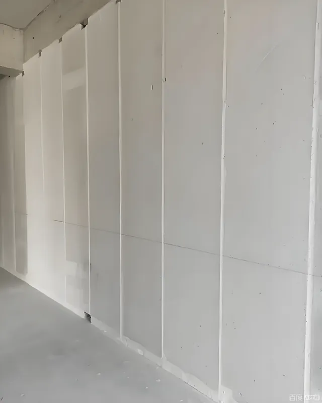 Installed interior wall panels shown in the Malaysian data centre project portfolio